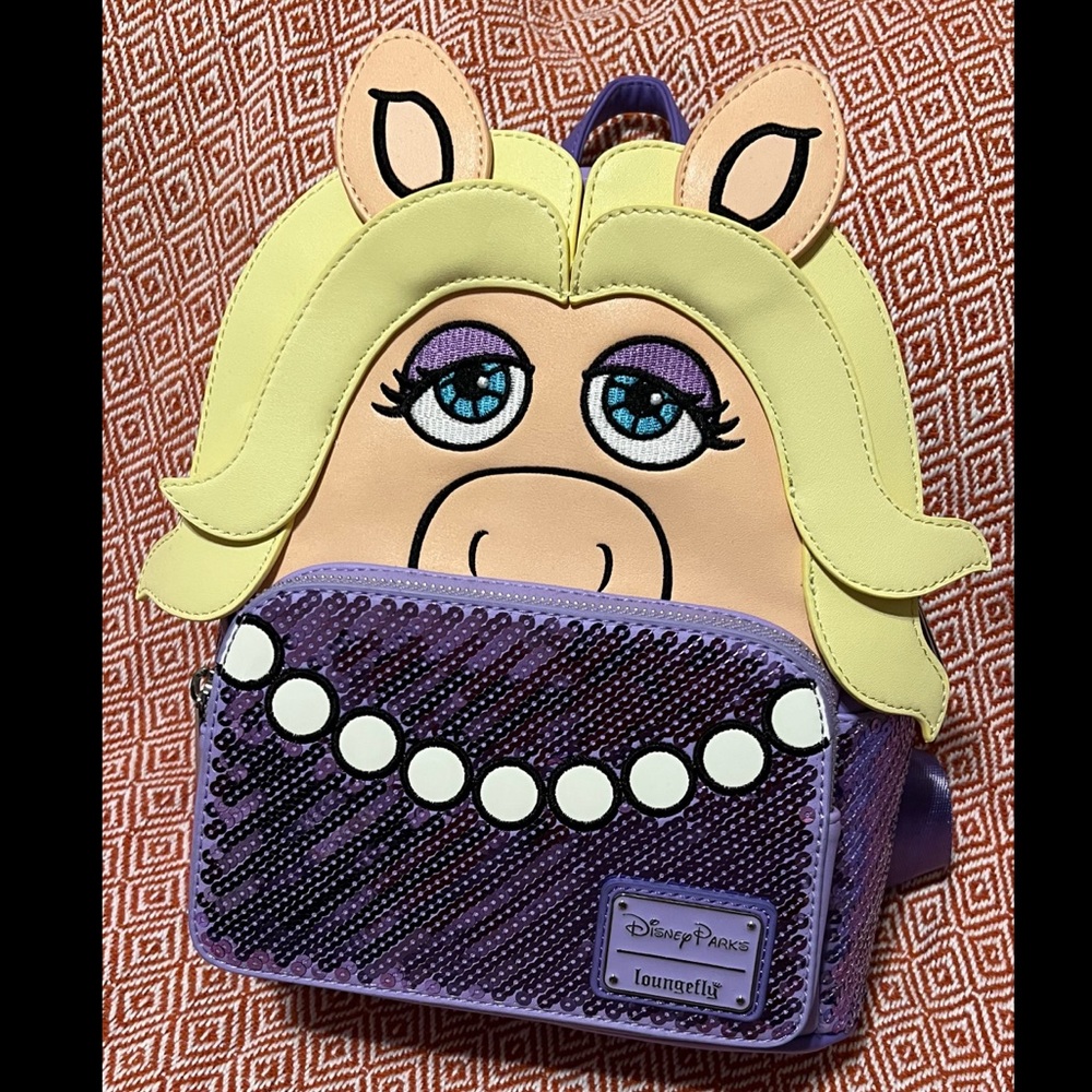 Disney Parks Ms Piggy Loungefly Backpack - BNWT.